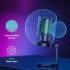BOYA K3 RGB USB Type C Microphone for Streaming | Gaming Set | Microphone for Recording | Gaming Mic for Pc | Condenser Mic with Desktop Stand Compatible with Windows and Mac Computers. - Black